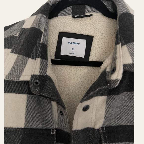 Men’s old navy Sherpa lined jacket - Picture 2 of 4